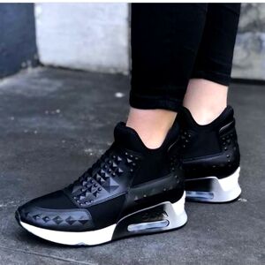 Ash Laser Studs Trainers  Sneakers  Black